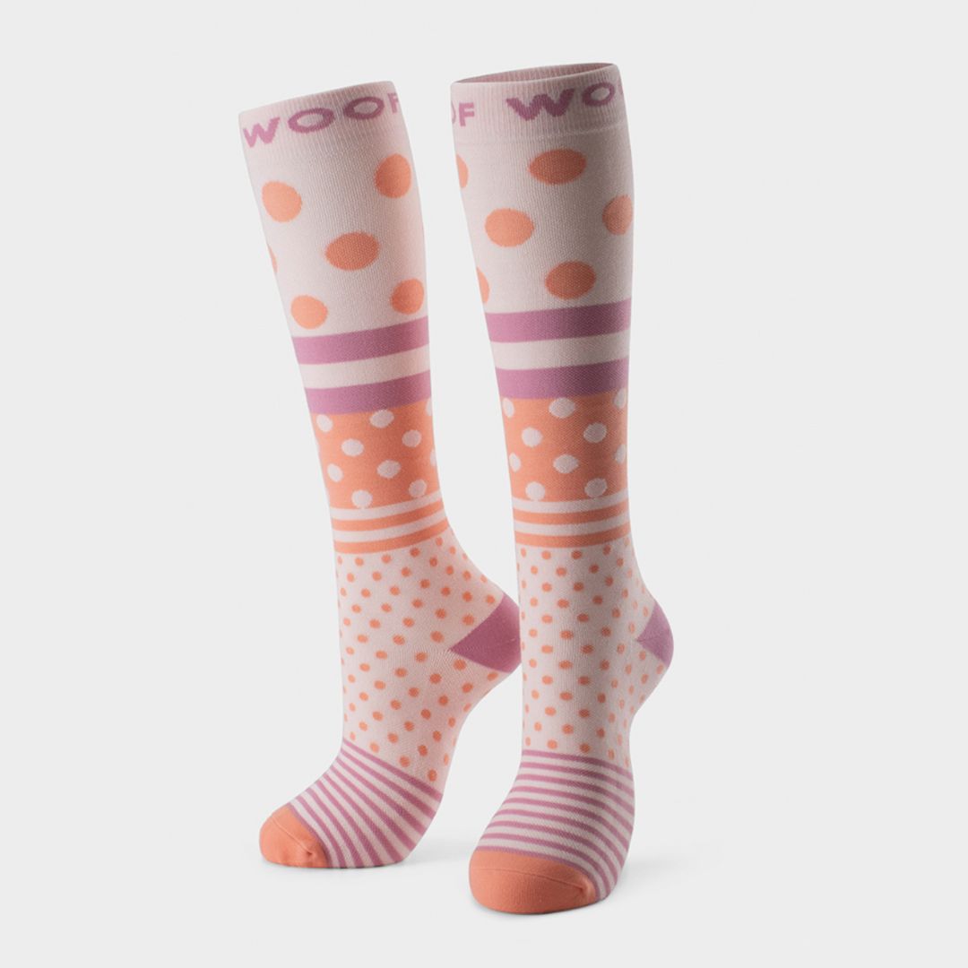 Pattern Party Bamboo Compression Socks 6 Pack