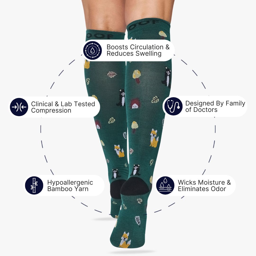 Woodland Bamboo Compression Socks