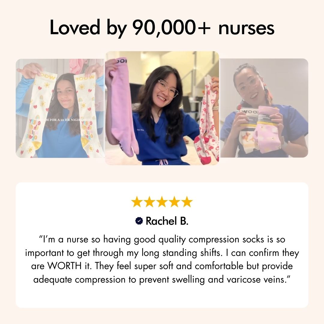 Grey Bamboo Ankle Compression Socks